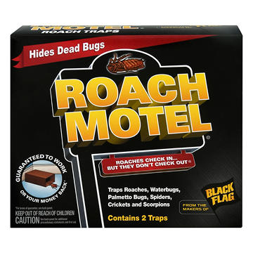 Black Flag Roach Motel Traps, 2 ct