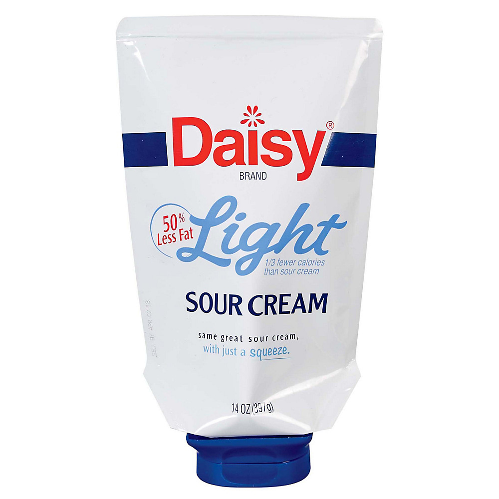 Calories in Daisy Squeeze Light Sour Cream, 14 oz