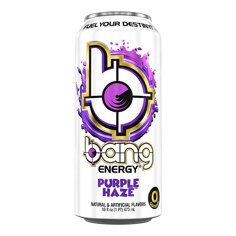 Calories in Bang Purple Haze Energy Drink, 16 oz