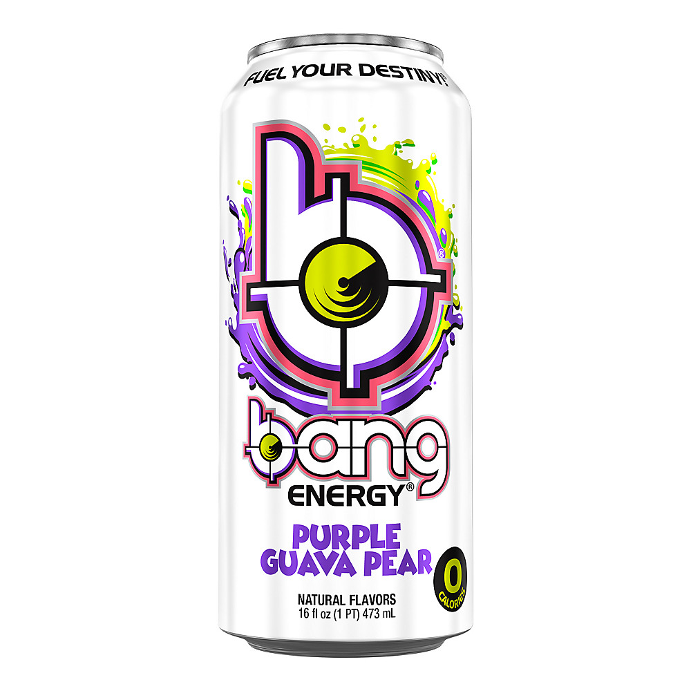 Calories in VPX Bang Purple Guava Pear Energy Drink, 16 oz