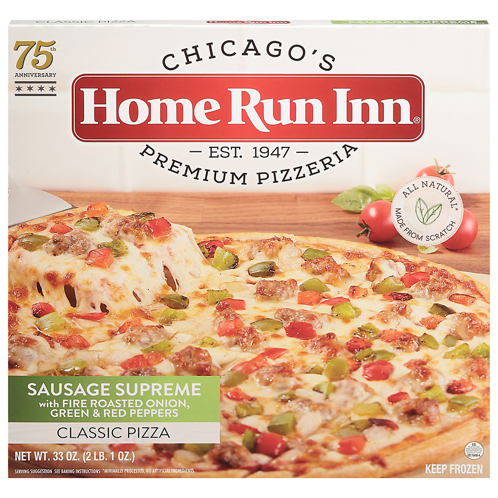 Calories in Home Run Inn Sausage Supreme Classic Pizza, 33 oz