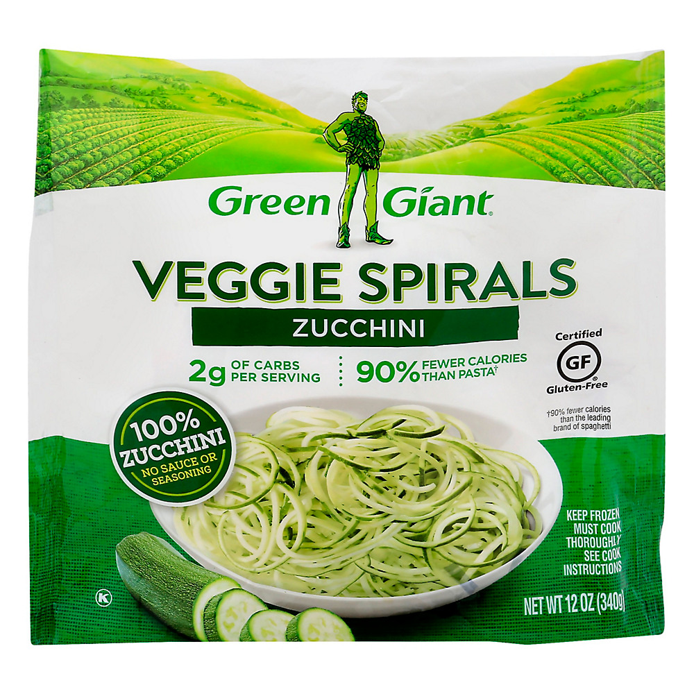 Calories in Green Giant Zucchini Veggie Spirals, 12 oz