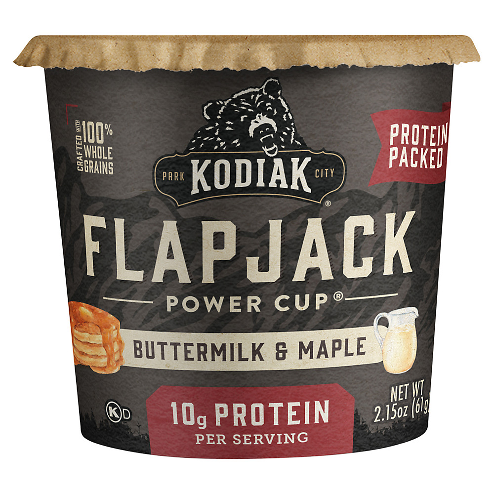 Calories in Kodiak Cakes Unleashed Buttermilk & Maple Flapjack Cup, 2.15 oz