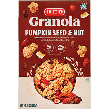 H-E-B Granola - Pumpkin Seed & Nut, 14 oz