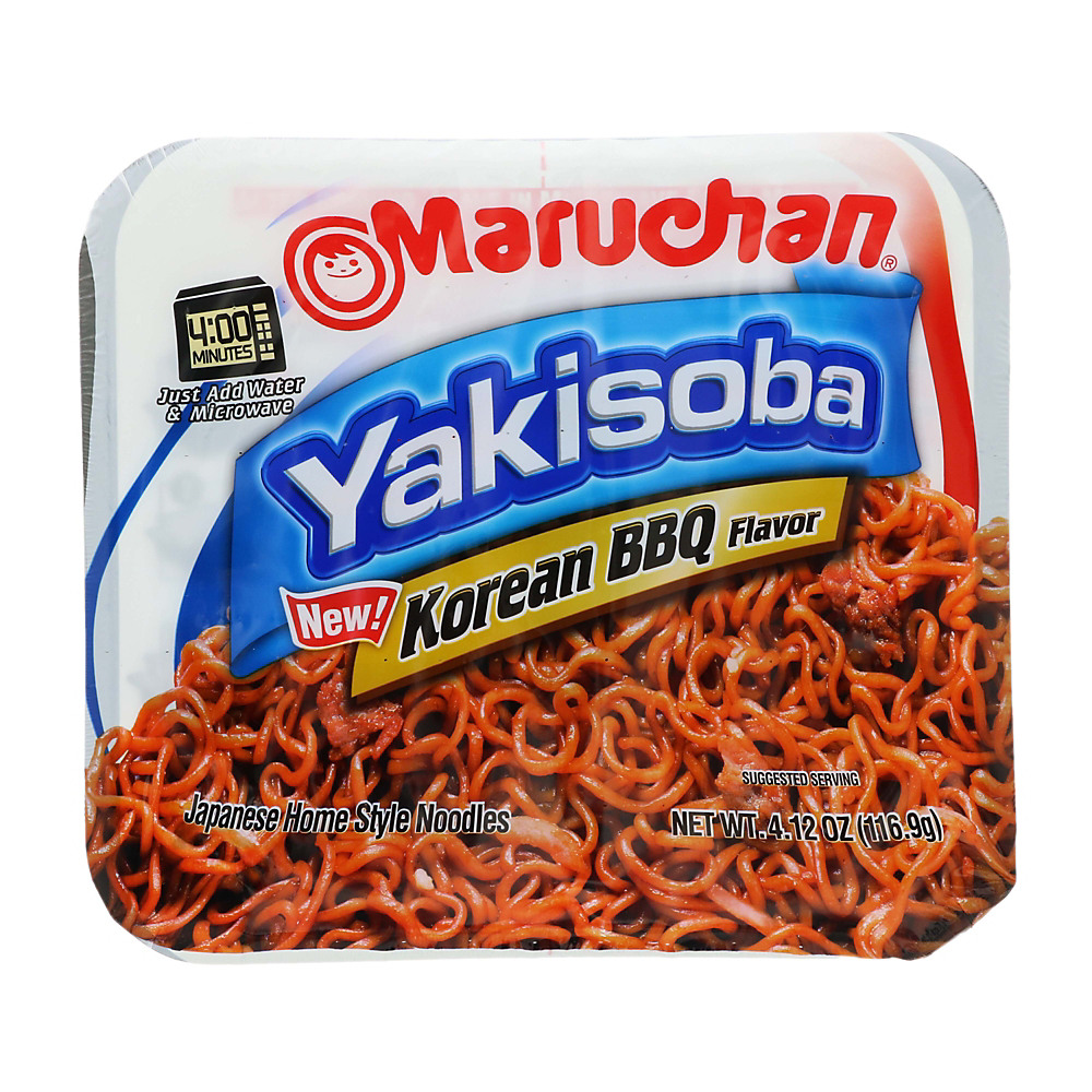Calories in Maruchan Yakisoba Korean BBQ Flavor, 4.12 oz