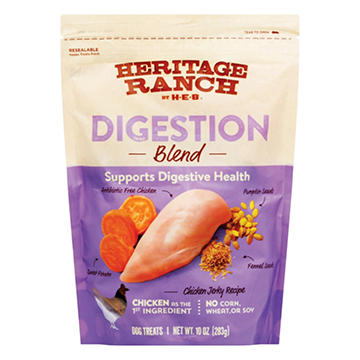Heritage Ranch by H-E-B Dog Treats - Digestion Blend, 10 oz