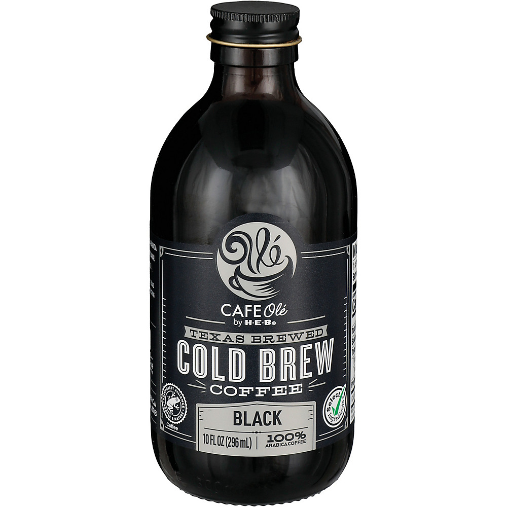 Calories in Cafe Ole by H-E-B Original Cold Brew Coffee, 10 oz