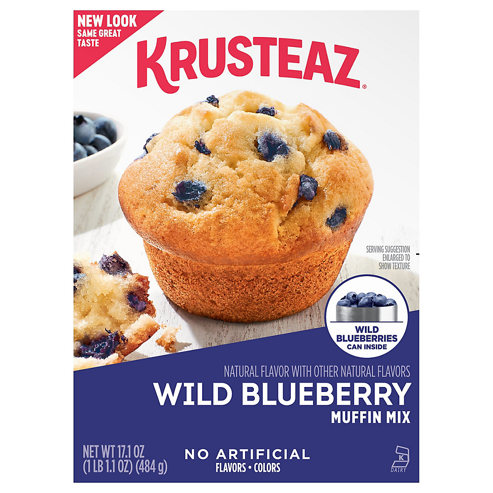 Calories in Krusteaz Wild Blueberry Muffin Mix, 17.1 oz