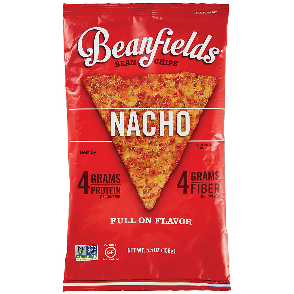 Calories in Beanfields Nacho Bean Chips, 6 oz