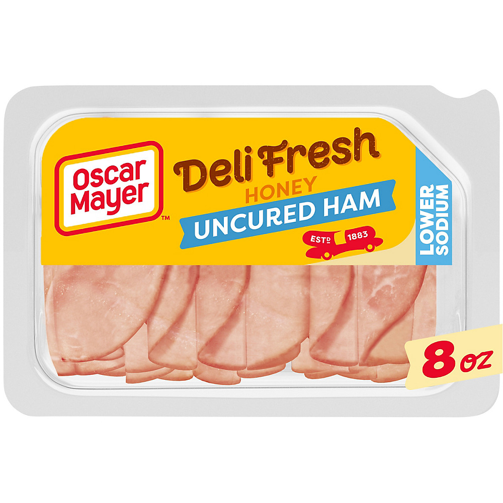 Calories in Oscar Mayer Deli Fresh Lower Sodium Honey Ham, 8 oz