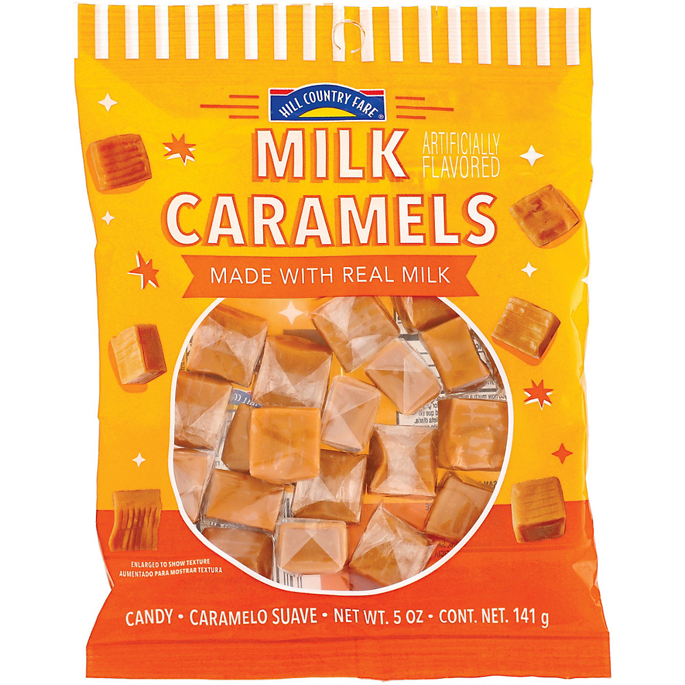 Calories in Hill Country Fare Milk Caramels, 5 oz