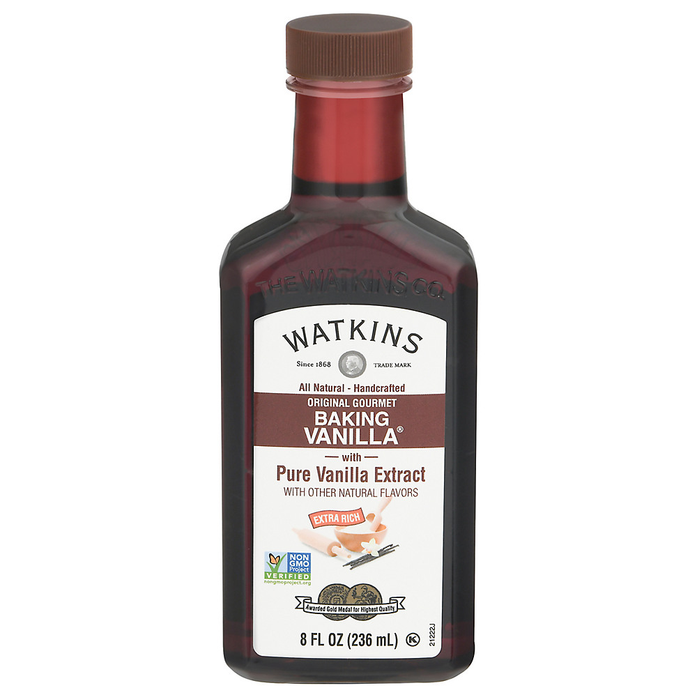 Calories in Watkins Baking Vanilla Extract, 8 oz