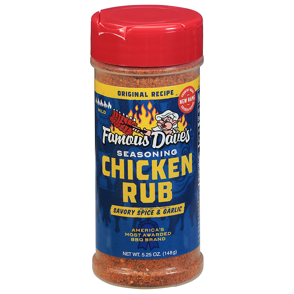 Calories in Famous Dave's Country Roast Chicken Seasoning, 5.25 oz
