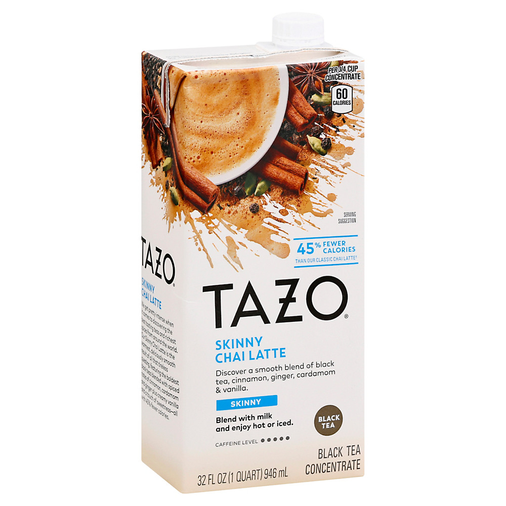 Calories in Tazo Skinny Chai Latte Black Tea Concentrate, 32 oz