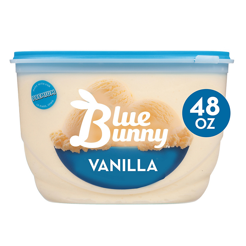 Calories in Blue Bunny Homemade Vanilla Ice Cream, 48 oz
