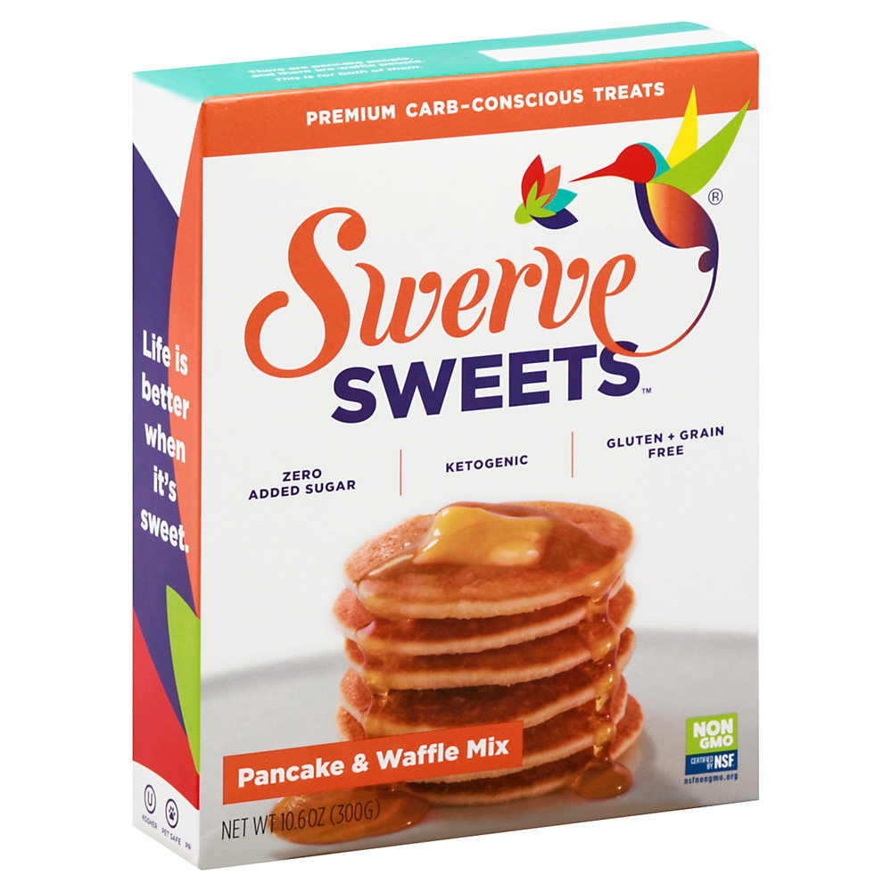 Calories in Swerve Sweets Pancake & Waffle Mix, 10.6 oz