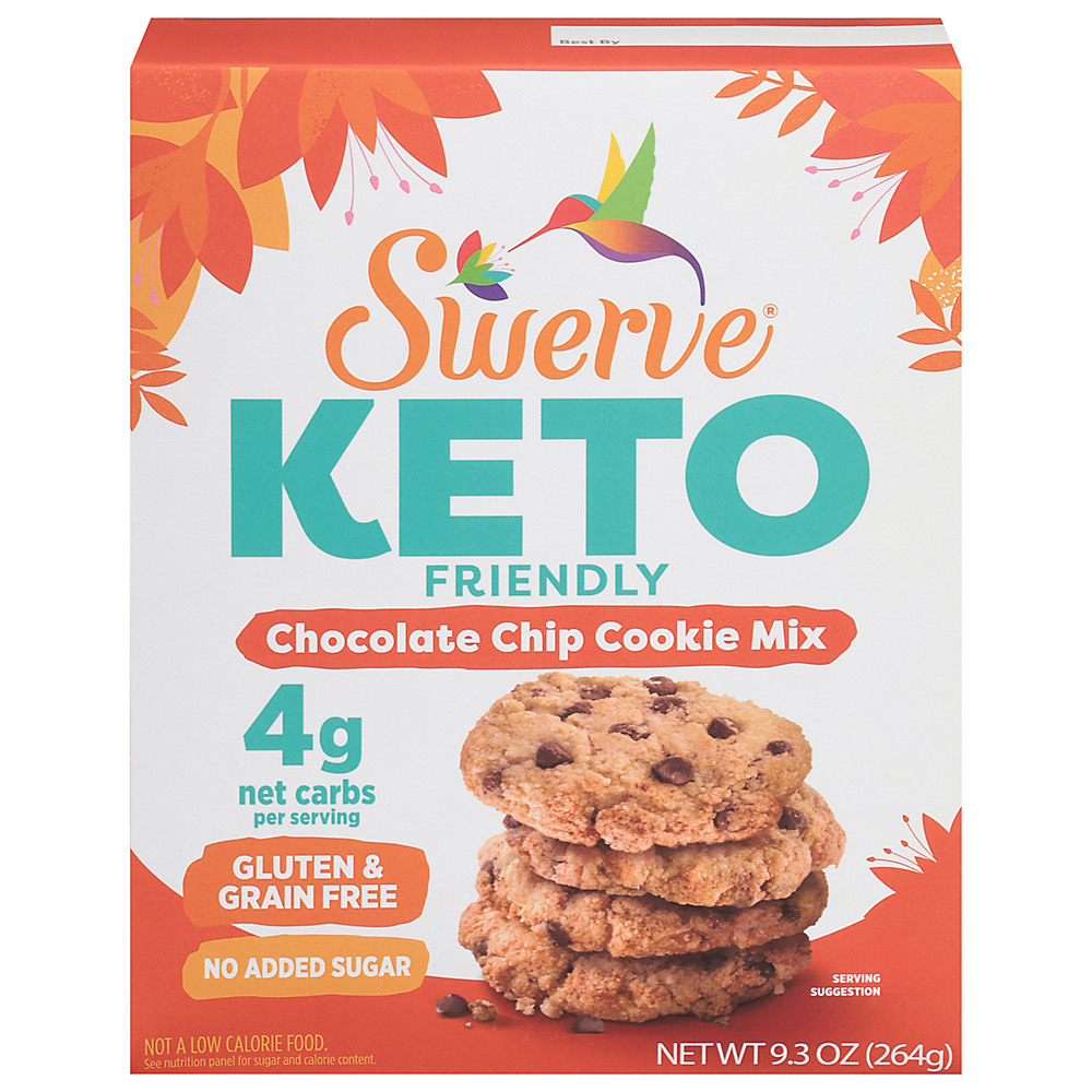 Calories in Swerve Sweets Chocolate Chip Cookie Mix, 9.3 oz