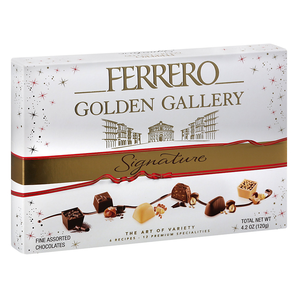 Calories in Ferrero Golden Gallery Signature Fine Assorted Chocolates Collection, 4.2 oz