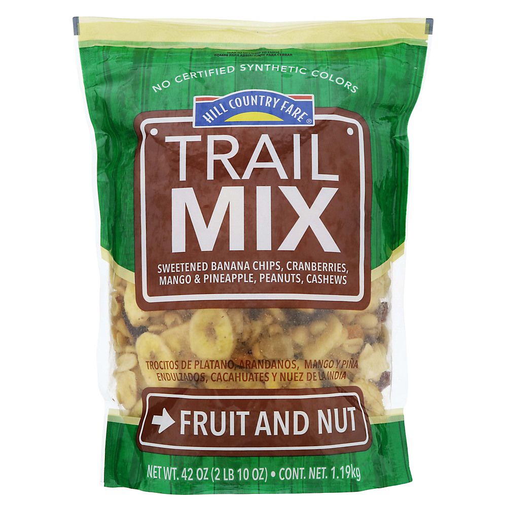 Calories in Hill Country Fare Fruit And Nut Trail Mix, 42 oz