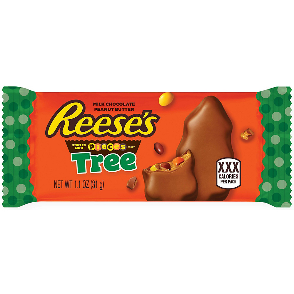 Calories in Reese's Christmas Peanut Butter Tree With Pieces, 1.10 oz