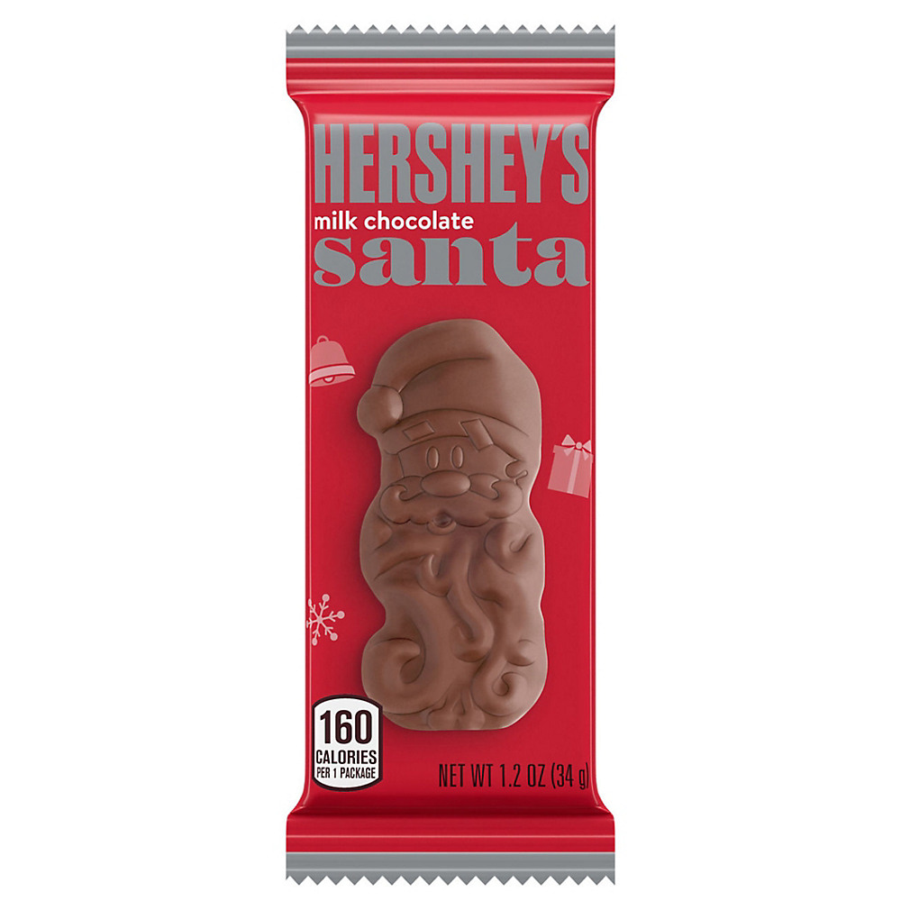 Calories in Hershey's Christmas Milk Chocolate Santa Bar, 1.2 oz