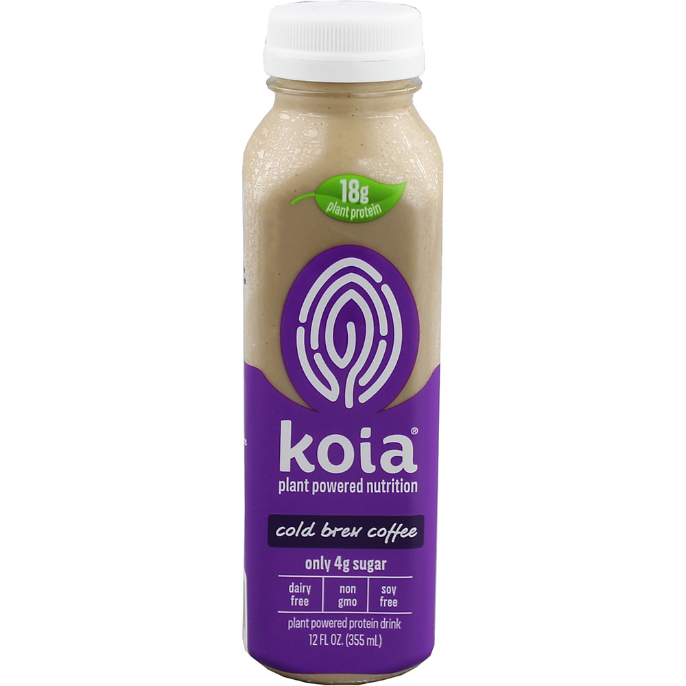Calories in Koia Cold Brew Coffee Plant Based Protein Drink, 12 oz