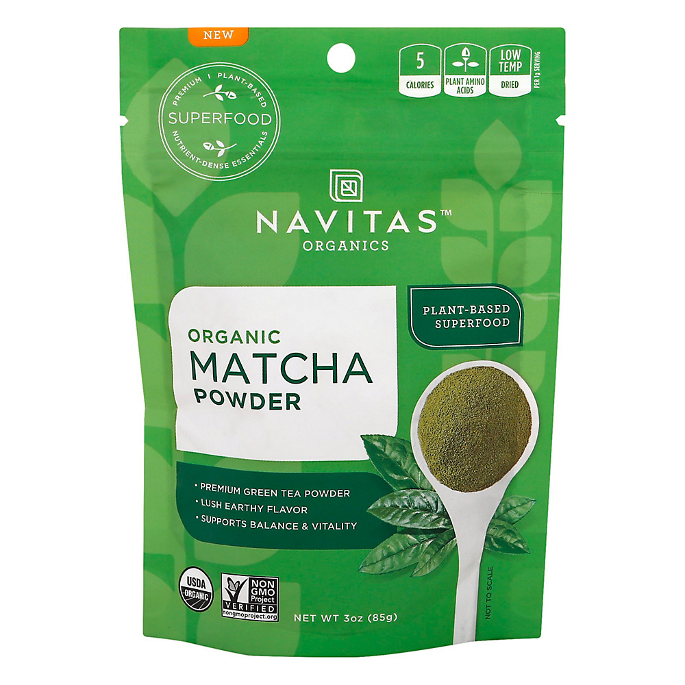 Calories in Navitas Organics Matcha Powder, 3 oz