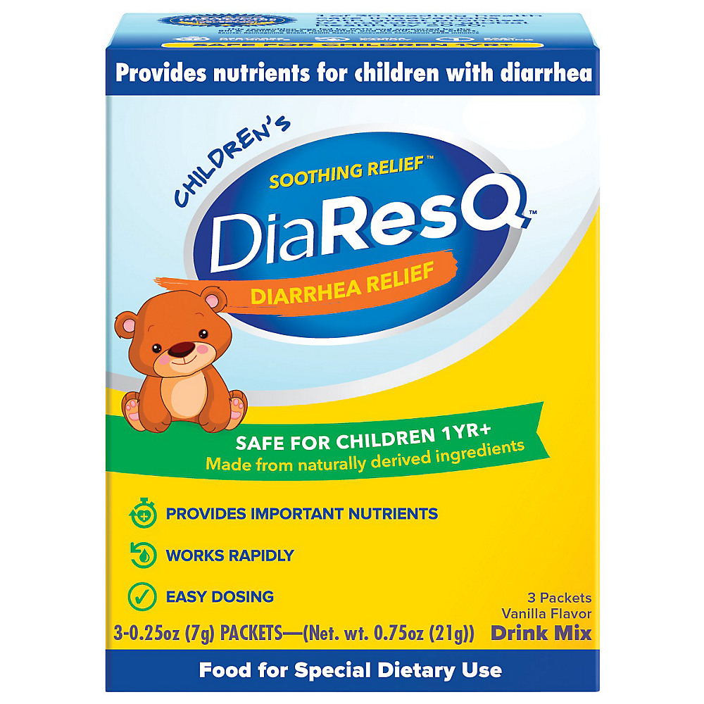 Calories in DiaResQ Children's Soothing Diarrhea Relief, 3 ct