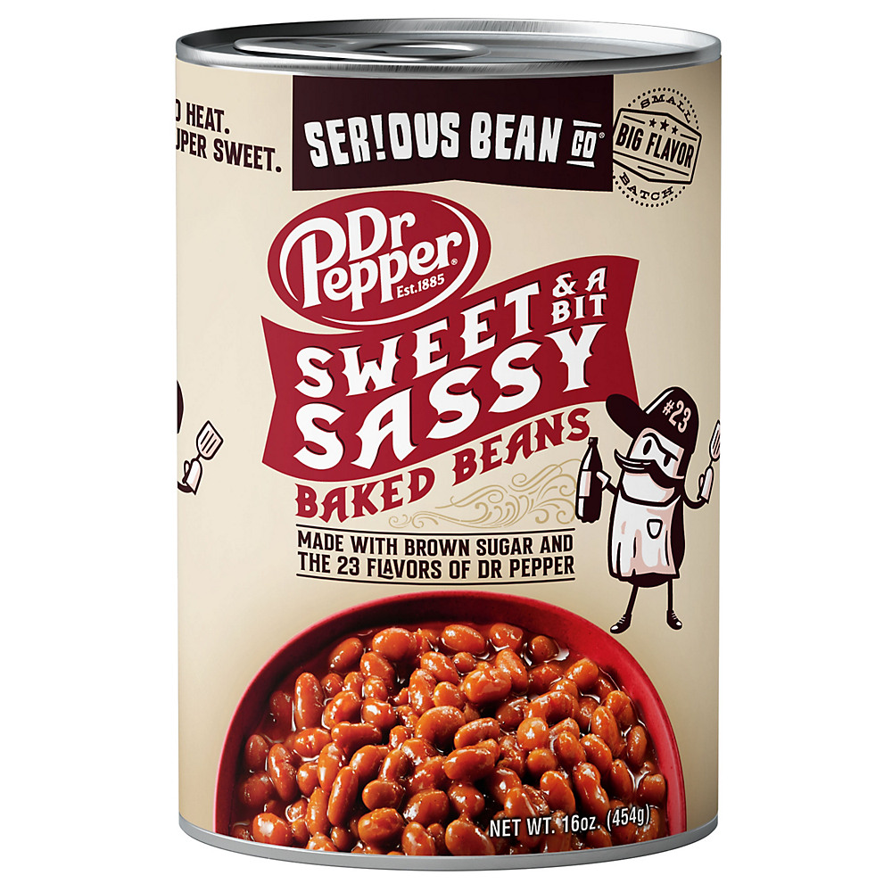 Calories in Serious Bean Co Dr Pepper Baked Beans, 15.5 oz
