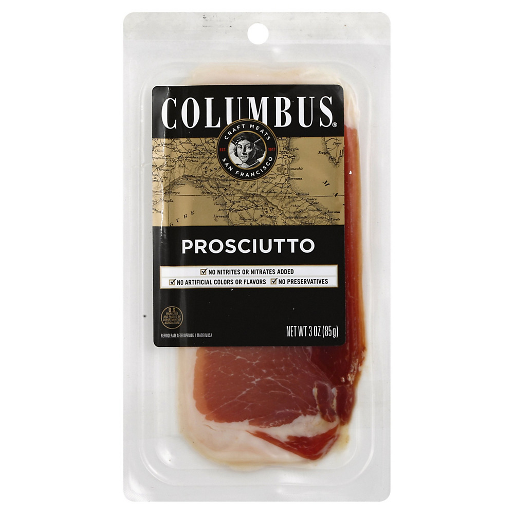 Calories in Columbus Prosciutto, 3 oz
