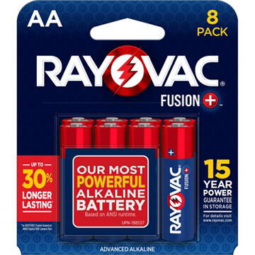 Rayovac Fusion AA Batteries, 8 ct