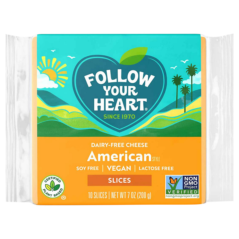 Calories in Follow Your Heart American Cheese Slices, 10 ct