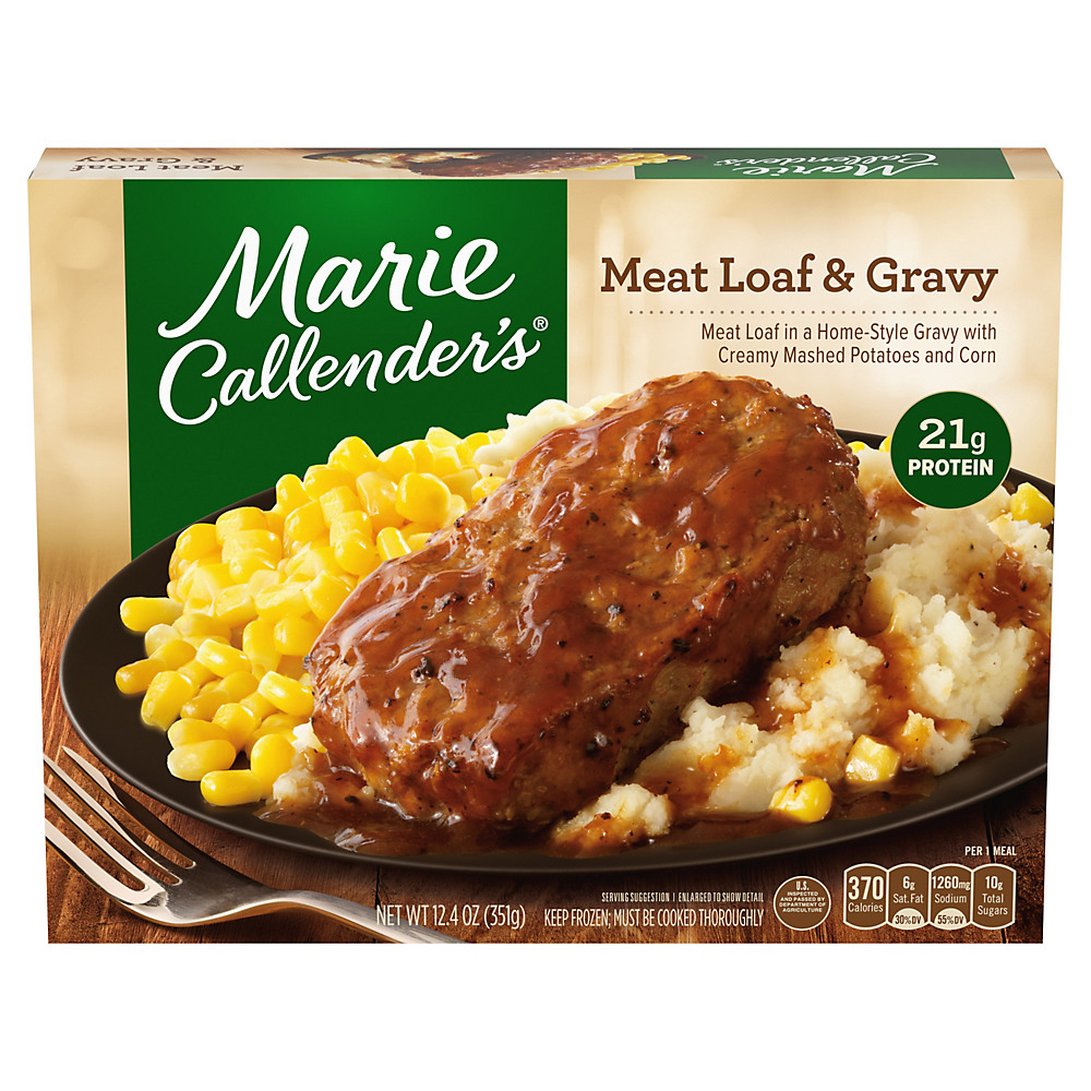 Calories in Marie Callender's Meat Loaf & Gravy, 12.4 oz
