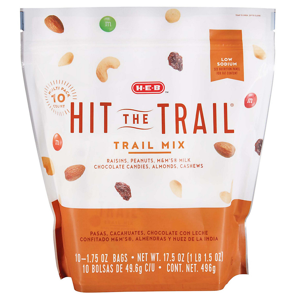 Calories in H-E-B Hit The Trail Mix Multipack, 10 ct