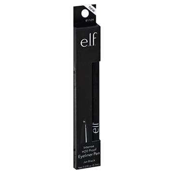 e.l.f. Intense Ink Waterproof Eyeliner Pen Black, .02 oz
