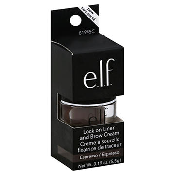 e.l.f. Lock On Liner And Brow Cream Espresso, .19 oz