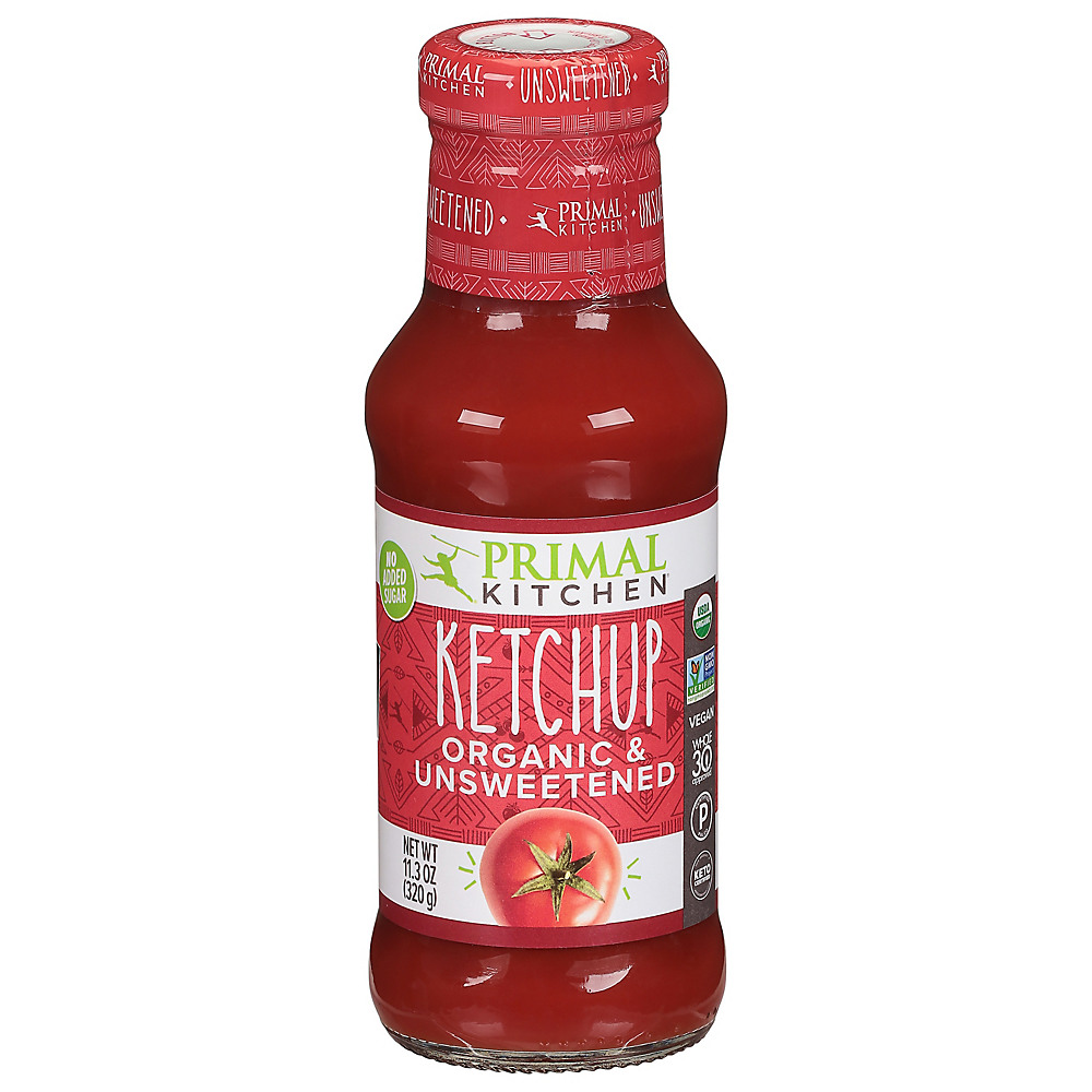 Calories in Primal Kitchen Organic Unsweetened Ketchup, 11.3 oz