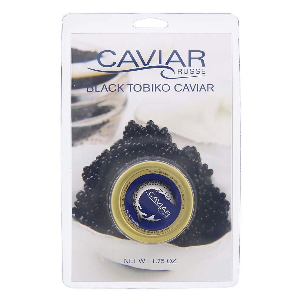Calories in Caviar Russe Black Tobiko, 1.75 oz