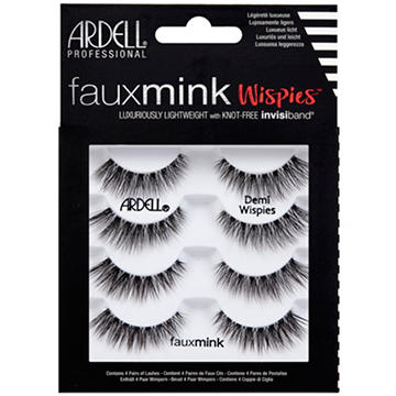 Ardell Fauxmink Demi Wispies Eyelashes, 4 pair