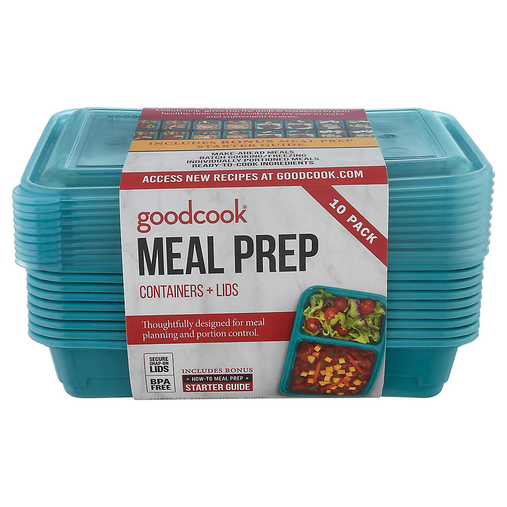 4 Compartment Divided Food Containers - 50/Pack