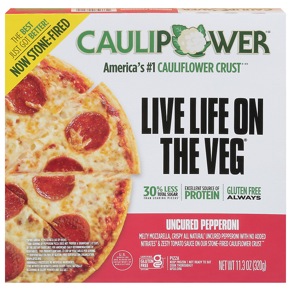 Calories in Caulipower All Natural Uncured Pepperoni Cauliflower Pizza, 11.3 oz