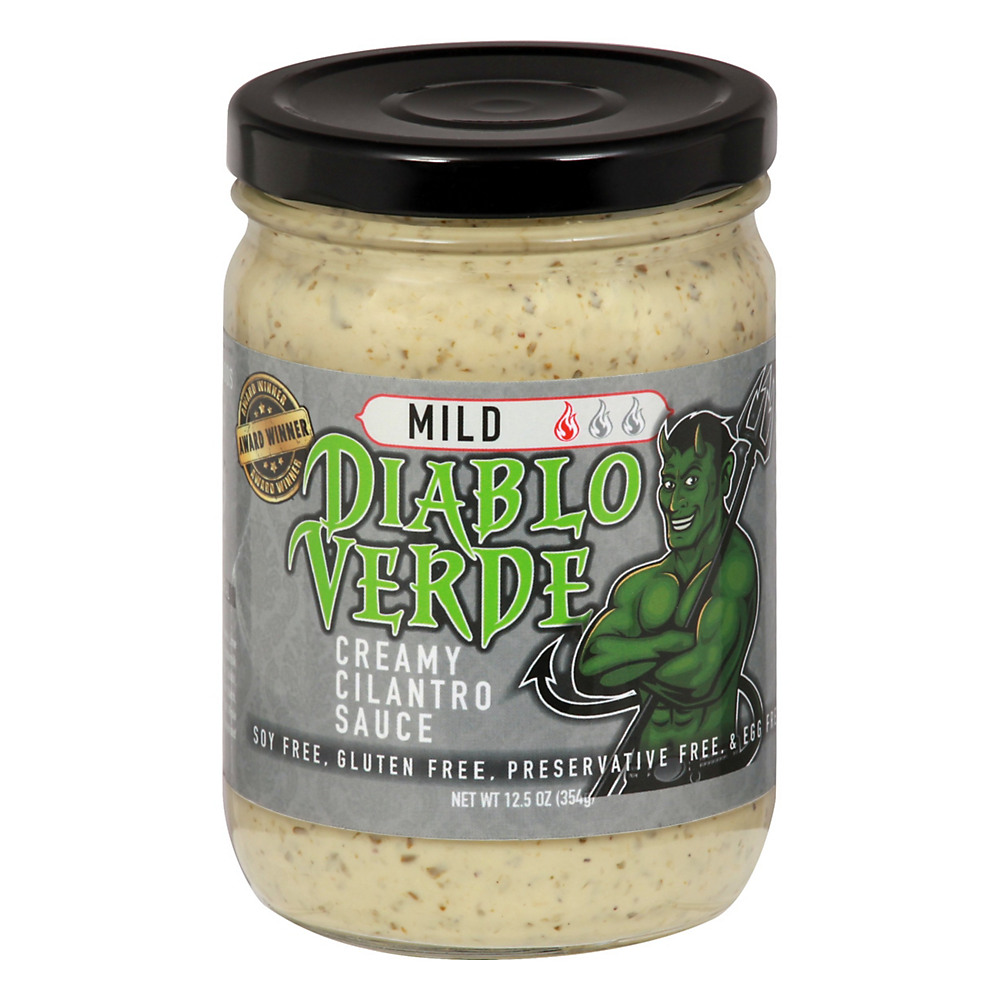 Calories in Diablo Verde Mild Creamy Cilantro Sauce, 12.5 oz
