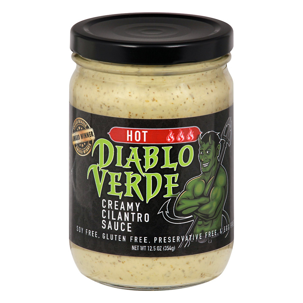Calories in Diablo Verde Hot Creamy Cilantro Sauce, 12.5 oz