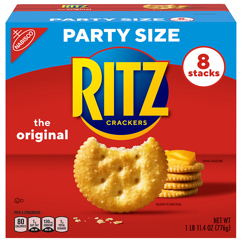 Calories in Nabisco Ritz Crackers Party Size, 27.4 oz