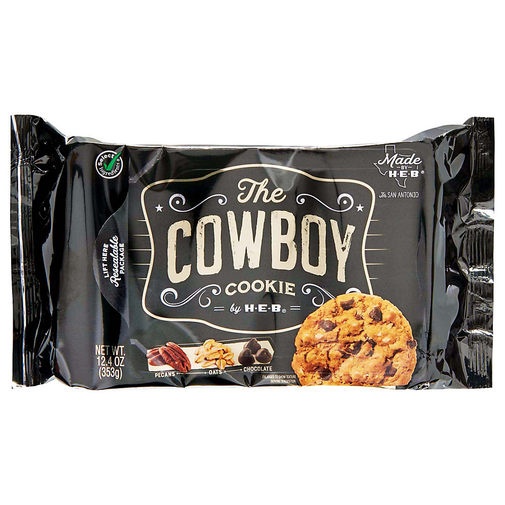 Calories in H-E-B Select Ingredients The Cowboy Cookie, 12.4 oz