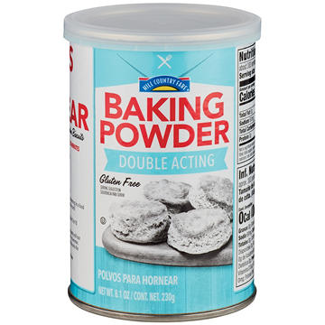 Hill Country Fare Double Acting Baking Powder, 8.1 oz