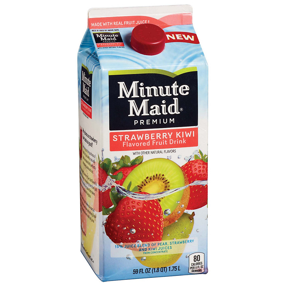 Calories in Minute Maid Premium Strawberry Kiwi Flavored Fruit Drink, 59 oz
