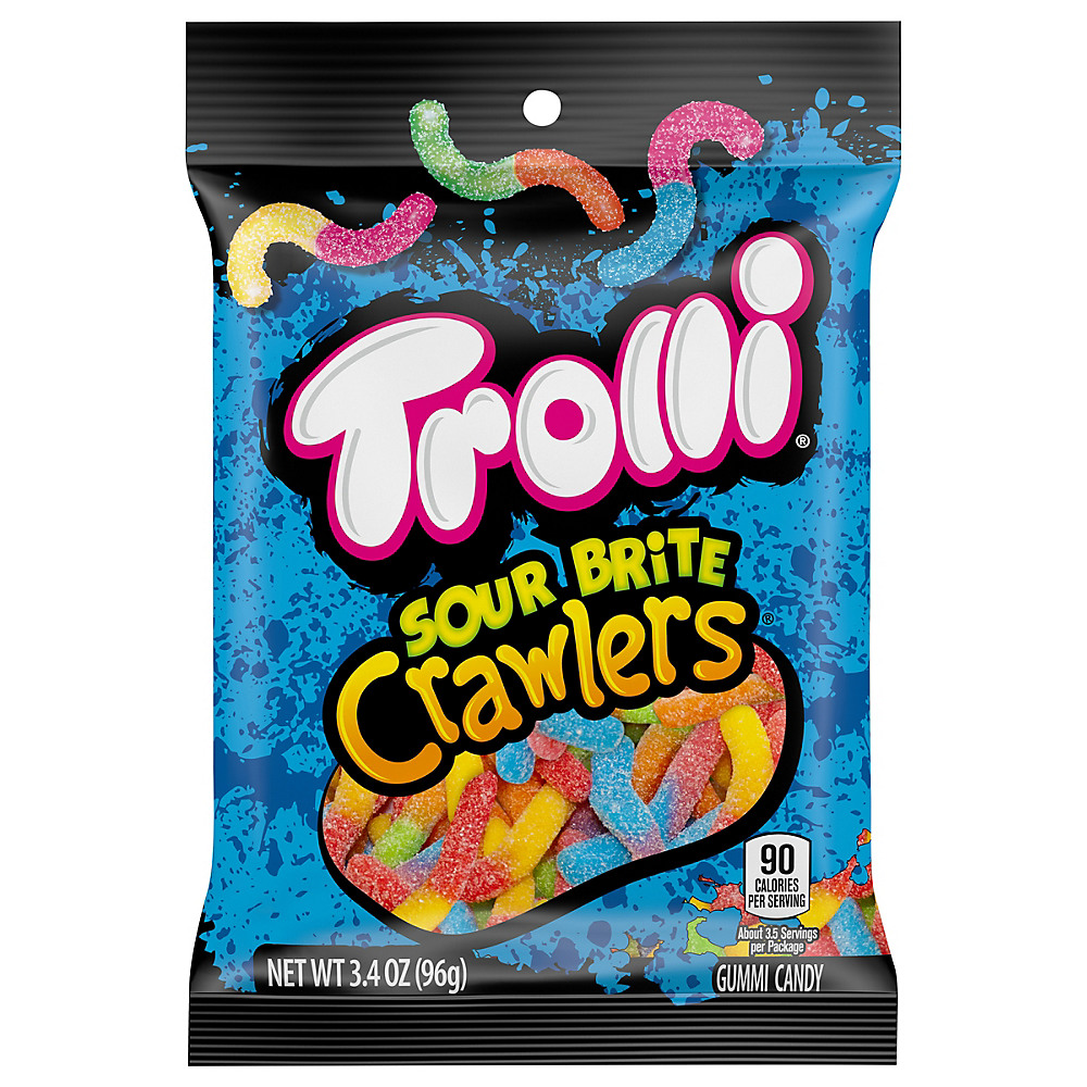 Calories in Trolli Sour Brite Crawlers, 4 oz
