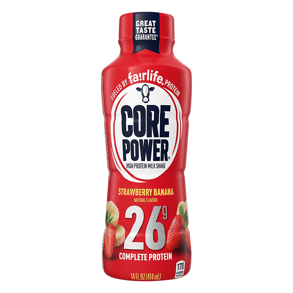 Calories in Core Power Strawberry Banana  26 Grams Complete Protein Milk Shake, 14 oz