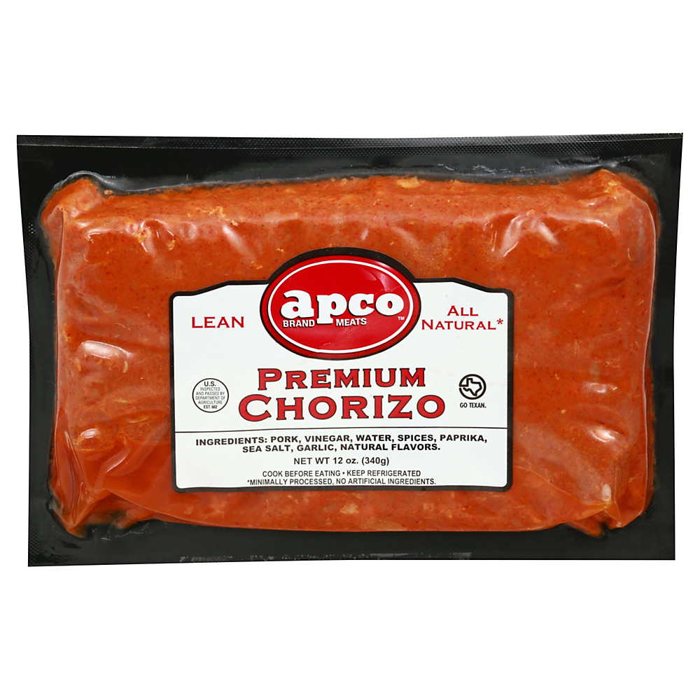 Calories in Apco Premium Chorizo, 12 oz